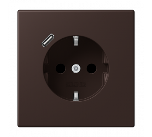 Розетка 2K+З USB Typ C Jung LC1520-18C252