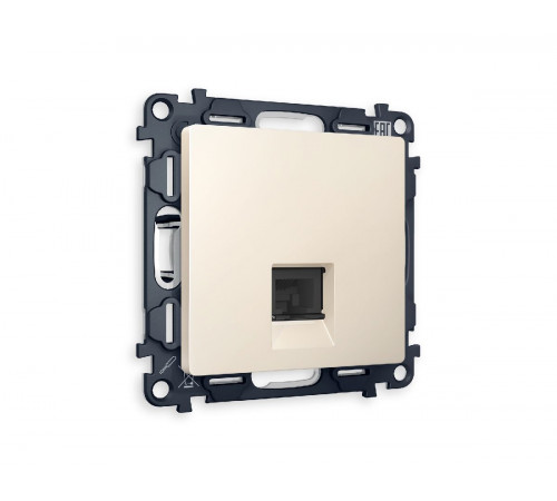 Комплект механизма телефонной розетки RJ-11(4P4C) со шторкой Ambrella Volt Alfa MA332030 Комплект механизма телефонной розетки RJ-11(4P4C) со шторкой Ambrella Volt Alfa MA332030