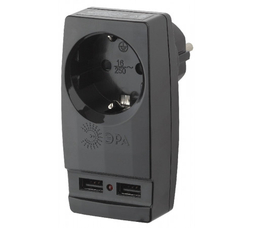 Разветвитель электрический Эра SP-1e-USB-B Б0026333 Разветвитель электрический Эра SP-1e-USB-B Б0026333