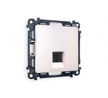 Комплект механизма компьютерной розетки RJ-45(8P8C) CAT6 со шторкой Ambrella Volt Alfa MA212010