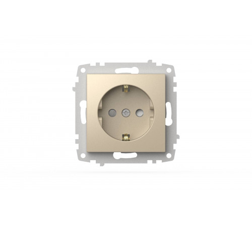 Розетка с заземлением и защитой от детей ELBI Zena Vega 609-012500-243