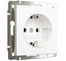 Розетка с заземлением Werkel 4690389184703 W1171061