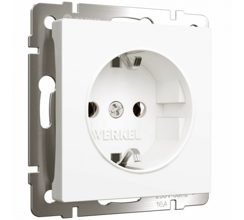 Розетка с заземлением Werkel 4690389184703 W1171061 Розетка с заземлением Werkel 4690389184703 W1171061