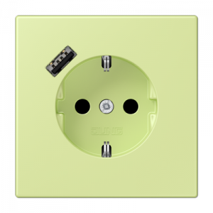 Розетка 2K+З USB Typ A Jung LC1520-18A222