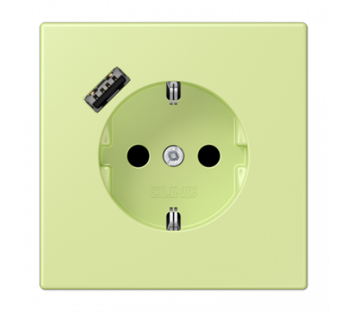 Розетка 2K+З USB Typ A Jung LC1520-18A222 Розетка 2K+З USB Typ A Jung LC1520-18A222