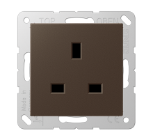 Розетка БС 2п+Е со шторками Jung A3521MO