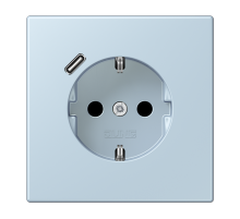 Розетка 2K+З USB Typ C Jung LC1520-18C208