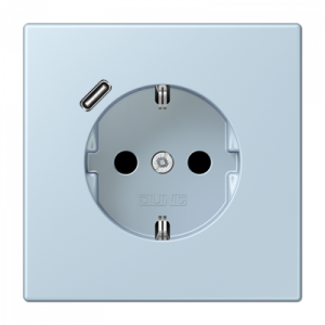 Розетка 2K+З USB Typ C Jung LC1520-18C208
