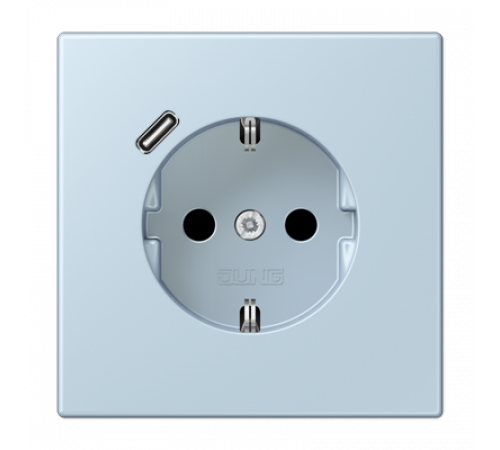 Розетка 2K+З USB Typ C Jung LC1520-18C208 Розетка 2K+З USB Typ C Jung LC1520-18C208