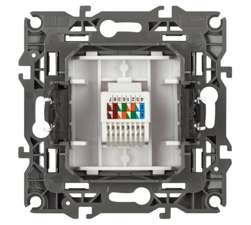 Розетка компьютерная RJ45 Эра 12-3107-01М Б0065712 Розетка компьютерная RJ45 Эра 12-3107-01М Б0065712