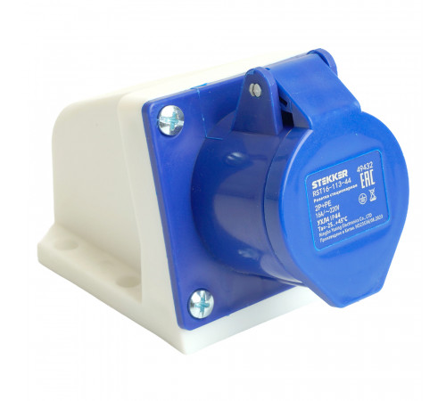 Розетка стационарная Stekker RST16-113-44 49432 Розетка стационарная Stekker RST16-113-44 49432