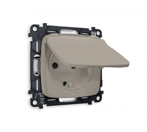 Комплект механизма розетки Ambrella Volt Omega MO368010 Комплект механизма розетки Ambrella Volt Omega MO368010