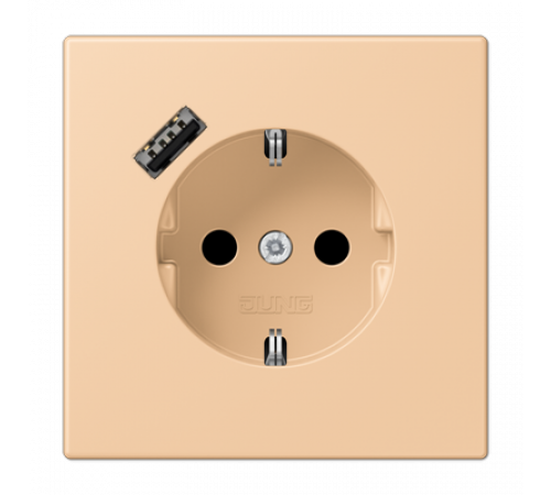 Розетка 2K+З USB Typ A Jung LC1520-18A237 Розетка 2K+З USB Typ A Jung LC1520-18A237
