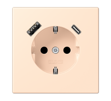 Розетка 2K+З USB Typ AC Jung LC1520-15CA238