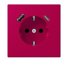 Розетка 2K+З USB Typ AC Jung LC1520-15CA230