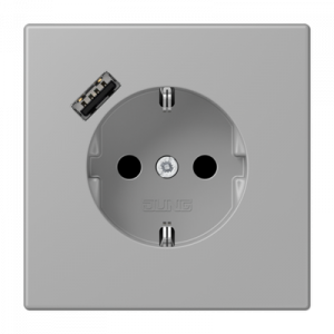 Розетка 2K+З USB Typ A Jung LC1520-18A204