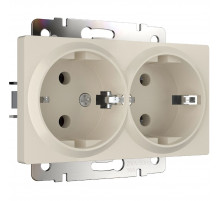 Розетка двойная с заземлением Werkel 4690389192142 W1172062 a062427