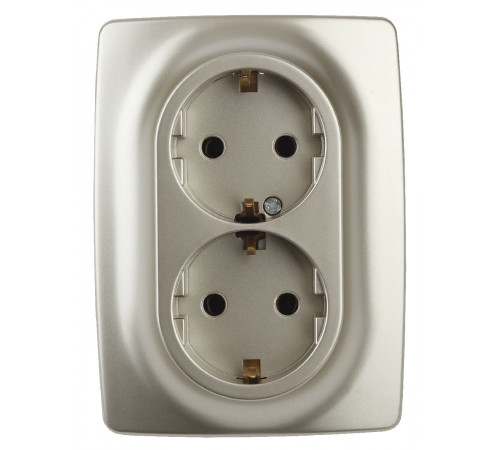 Розетка 2x2P+E Schuko Эра 12-2106-04 Б0031231 Розетка 2x2P+E Schuko Эра 12-2106-04 Б0031231
