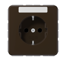 Розетка штепсельная Schuko Jung CD1520KINABR