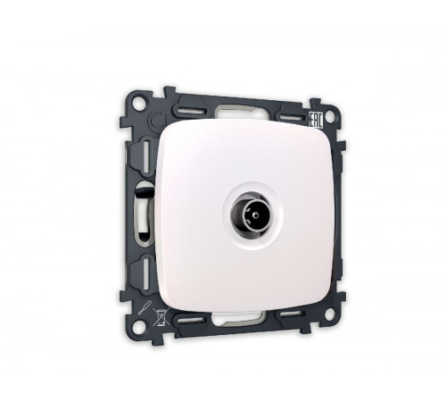 Комплект механизма TV розетки оконечной 50-870 MHz 1dB Ambrella Volt Omega MO213010