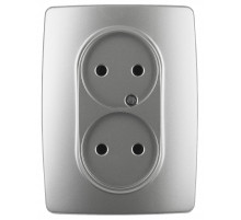Розетка 2x2P Эра 12-2107-03 Б0031240