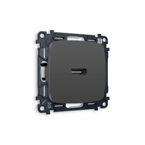 Комплект механизма розетки HDMI 2.0 40V/500mA 2.0GHz 5-18Gbit/s Ambrella Volt Omega MO914010