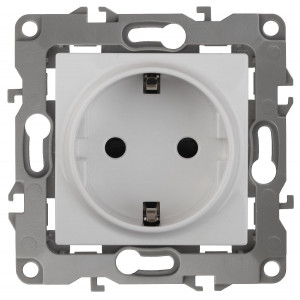 Розетка 2P+E Schuko Эра 12-2011-01 Б0029234