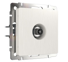 ТВ-розетка оконечная Werkel перламутровый рифленый W1183013 4690389161100