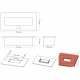 Блок розеток MX-226 (O) (2 секции и 2 USB) Mebax 00-00002606