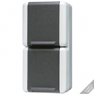Розетка Schuko двухместная Jung 8220W