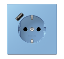 Розетка 2K+З USB Typ A Jung LC1520-18A256