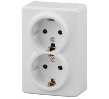 Розетка 2P+E Schuko Эра 11-2205-01 Б0020691