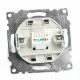 Розетка компьютерная 1-местная RJ-45 Stekker Катрин GLS00-7107-04 49023