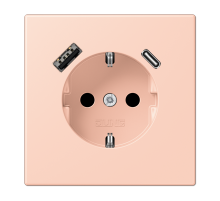 Розетка 2K+З USB Typ AC Jung LC1520-15CA234
