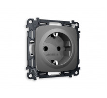 Комплект механизма розетки с/з на винтовых зажимах Ambrella Volt Omega MO656010