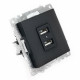 Розетка USB 2-местная Stekker Катрин 39616