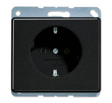 Розетка 2K+З со шторками Jung SL520KISW