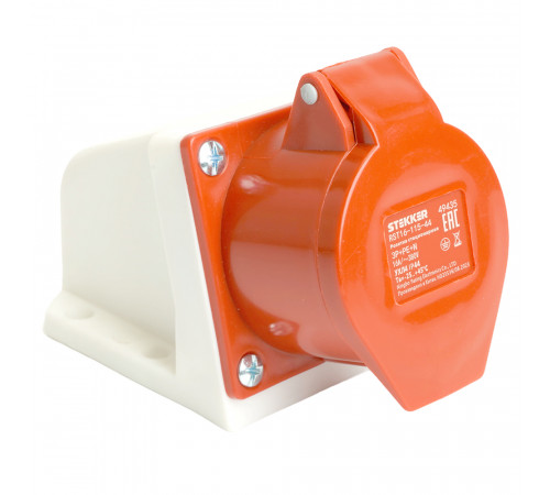 Розетка стационарная Stekker RST16-115-44 49435 Розетка стационарная Stekker RST16-115-44 49435