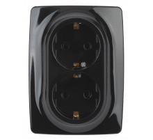 Розетка 2x2P+E Schuko Эра 12-2106-06 Б0031233