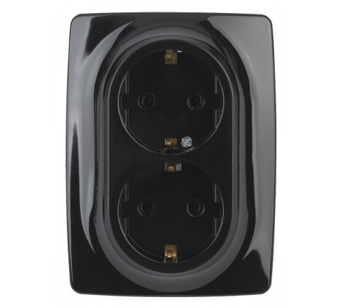 Розетка 2x2P+E Schuko Эра 12-2106-06 Б0031233 Розетка 2x2P+E Schuko Эра 12-2106-06 Б0031233