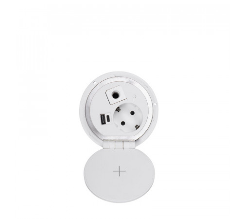 Блок розеток 51 (1 секция и 2 USB) Mebax 00-00000827 Блок розеток 51 (1 секция и 2 USB) Mebax 00-00000827