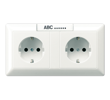 Розетка Schuko Jung AS1522NAWW