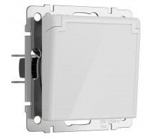 Розетка с заземлением, крышкой и шторками Werkel 4690389197338 W1171241 a064013