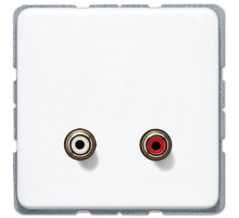 Розетка мультимедиа Jung MACD1021WW