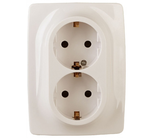 Розетка 2x2P+E Schuko Эра 12-2116-02 Б0029239 Розетка 2x2P+E Schuko Эра 12-2116-02 Б0029239