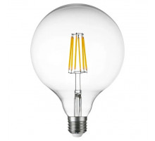 Лампа светодиодная филаментная Lightstar LED Filament E27 10W 3000K груша прозрачная 933202