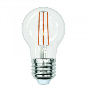 Лампа светодиодная филаментная (UL-00005908) Uniel E27 13W 4000K прозрачная LED-G45-13W/4000K/E27/CL PLS02WH