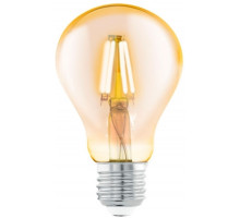 Лампа светодиодная филаментная Eglo E27 4W 2200К янтарь 11555