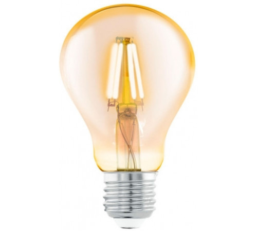 Лампа светодиодная филаментная Eglo E27 4W 2200К янтарь 11555