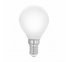 Лампа светодиодная филаментная Eglo E14 4W 2700K матовая 11604